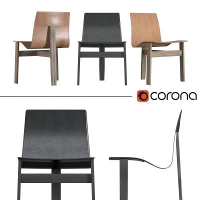 北欧实木单人休闲椅-4